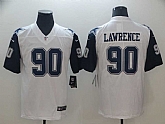 Nike Cowboys 90 DeMarcus Lawrence White Color Rush Limited Jersey,baseball caps,new era cap wholesale,wholesale hats